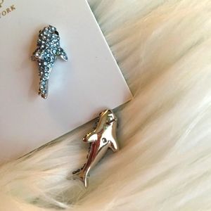 Kate Spade Shark Pave Earrings
